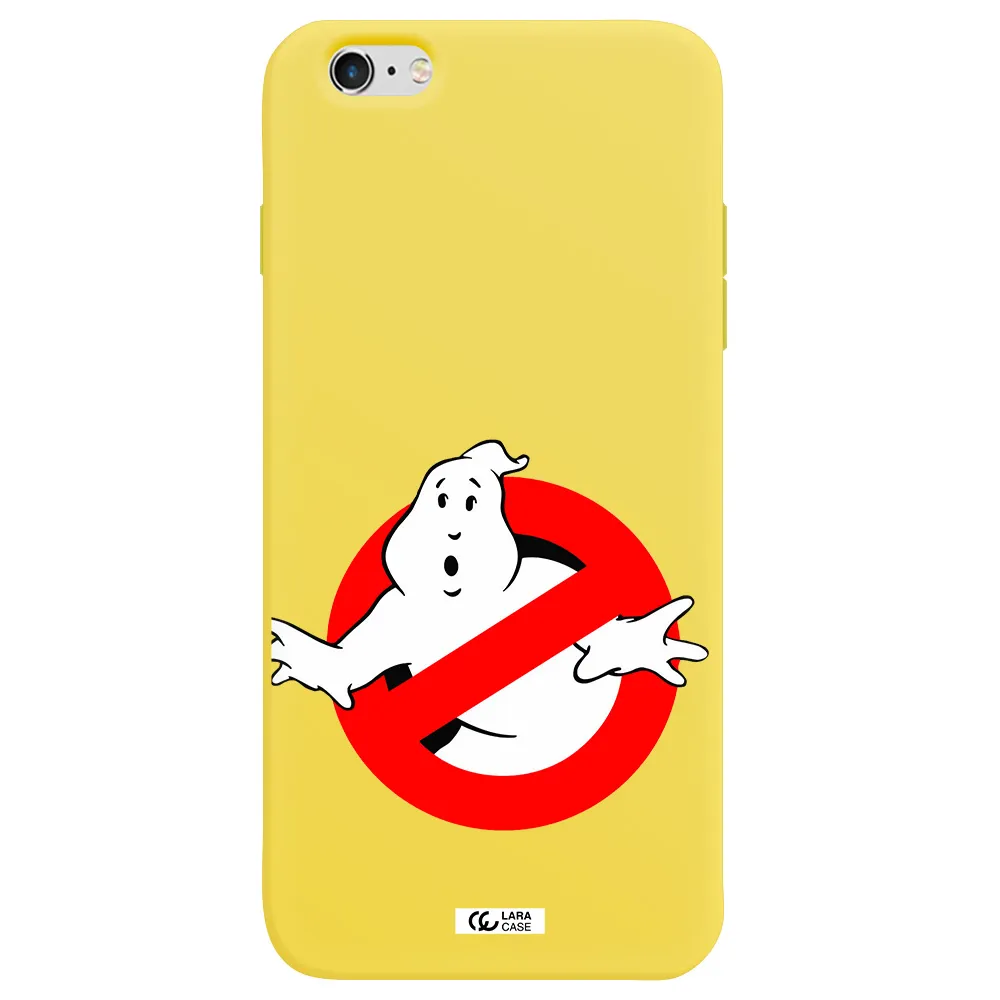 Entry Of Ghosts Is Prohibited Apple iPhone 6 plus Silicone canary yellow Case