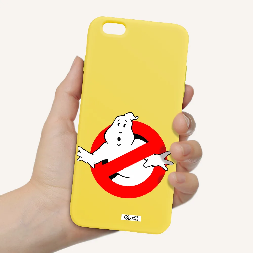 Entry Of Ghosts Is Prohibited Apple iPhone 6 s plus Silicone canary yellow Case