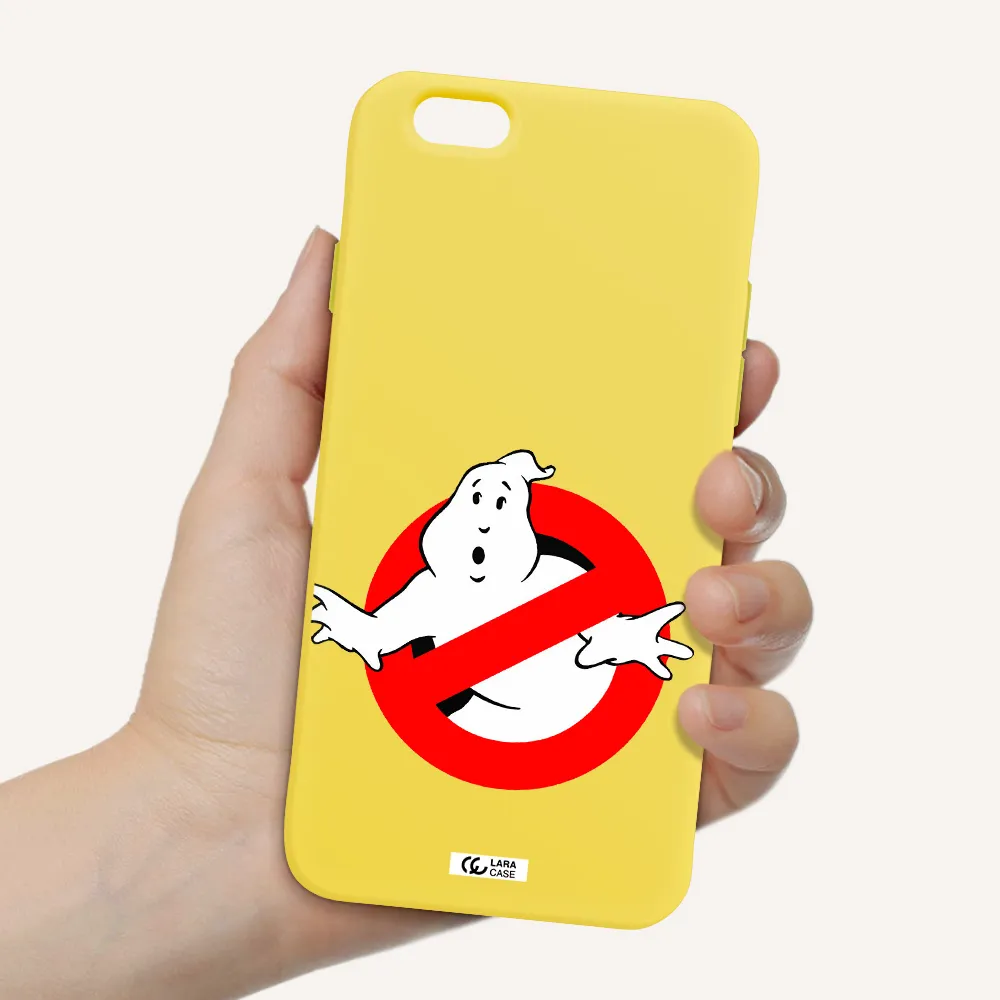 Entry Of Ghosts Is Prohibited Apple iPhone 6 Silicone canary yellow Case