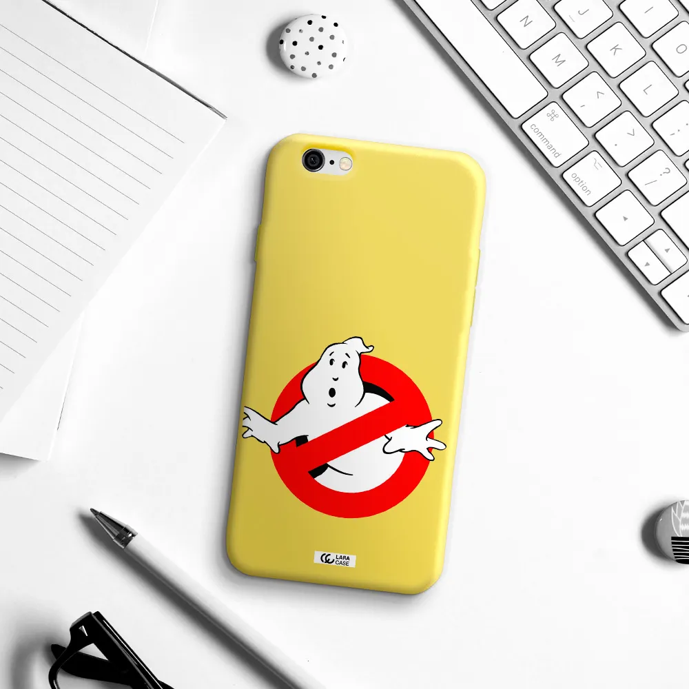 Entry Of Ghosts Is Prohibited Apple iPhone 6 Silicone canary yellow Case