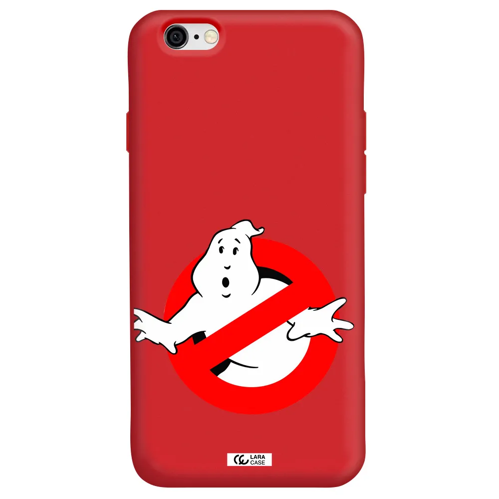 Entry Of Ghosts Is Prohibited Apple iPhone 6 Silicone Imperial Red Case