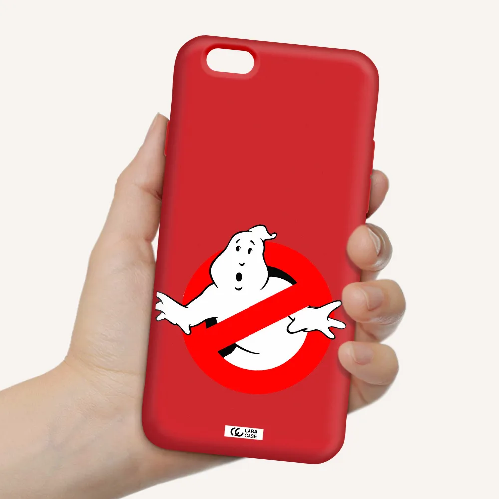 Entry Of Ghosts Is Prohibited Apple iPhone 6 Silicone Imperial Red Case