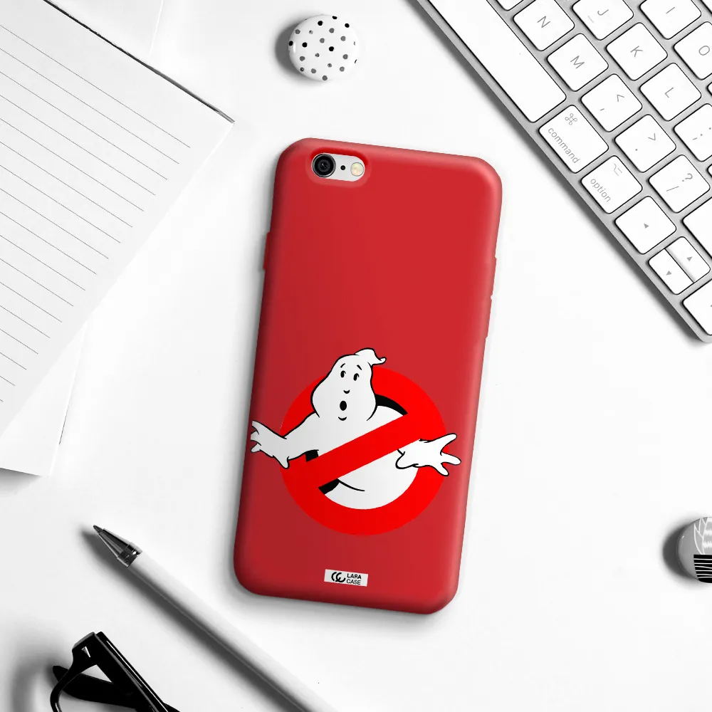 Entry Of Ghosts Is Prohibited Apple iPhone 6 Silicone Imperial Red Case