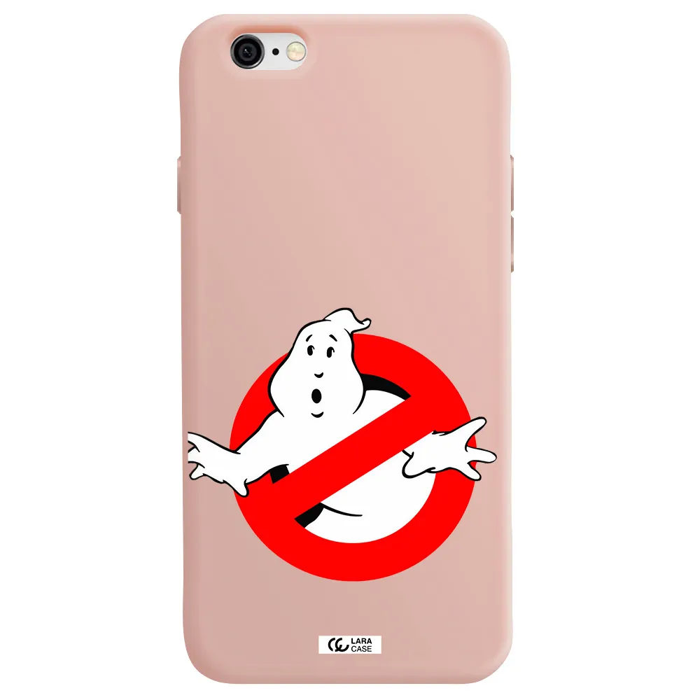 Entry Of Ghosts Is Prohibited Apple iPhone 6 Silicone pastel pink Case