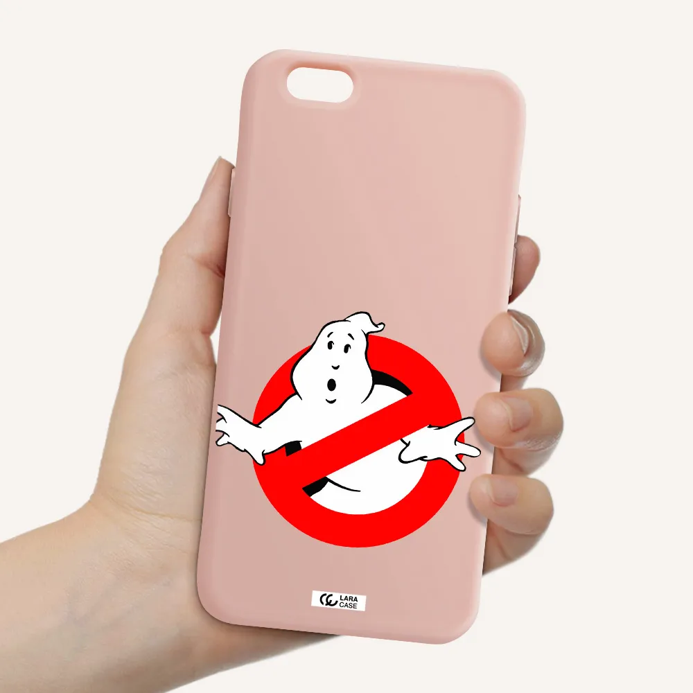 Entry Of Ghosts Is Prohibited Apple iPhone 6 Silicone pastel pink Case