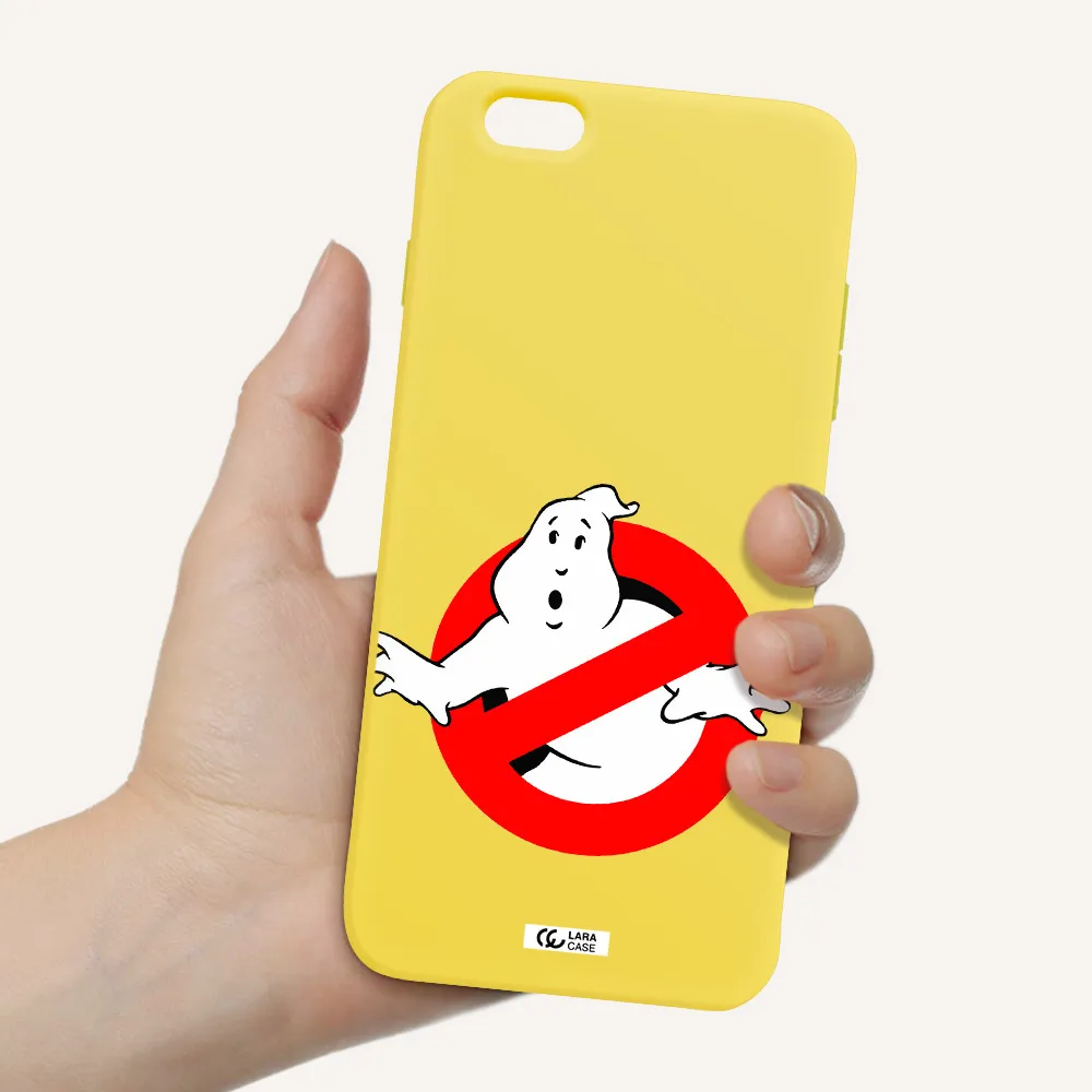 Entry Of Ghosts Is Prohibited Apple iPhone 6S Silicone canary yellow Case