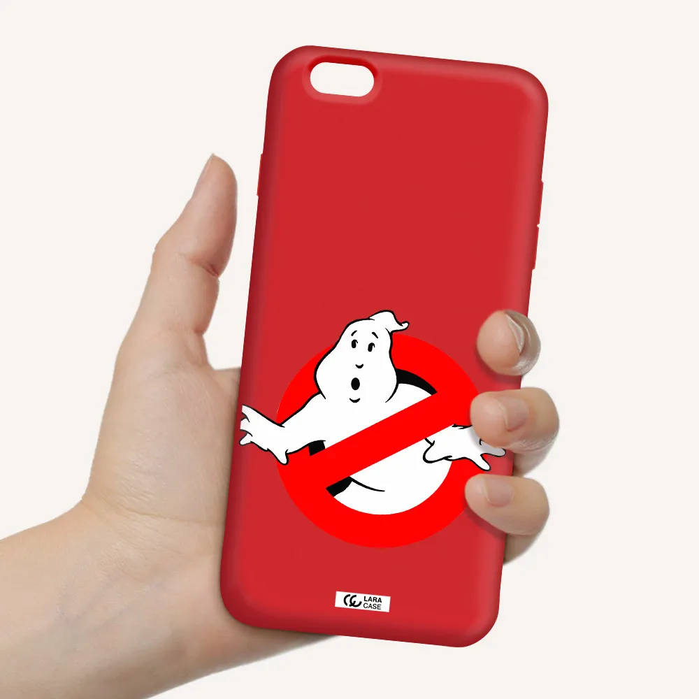 Entry Of Ghosts Is Prohibited Apple iPhone 6S Silicone Imperial Red Case