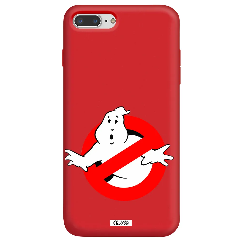 Entry Of Ghosts Is Prohibited Apple iPhone 7 plus Silicone Imperial Red Case