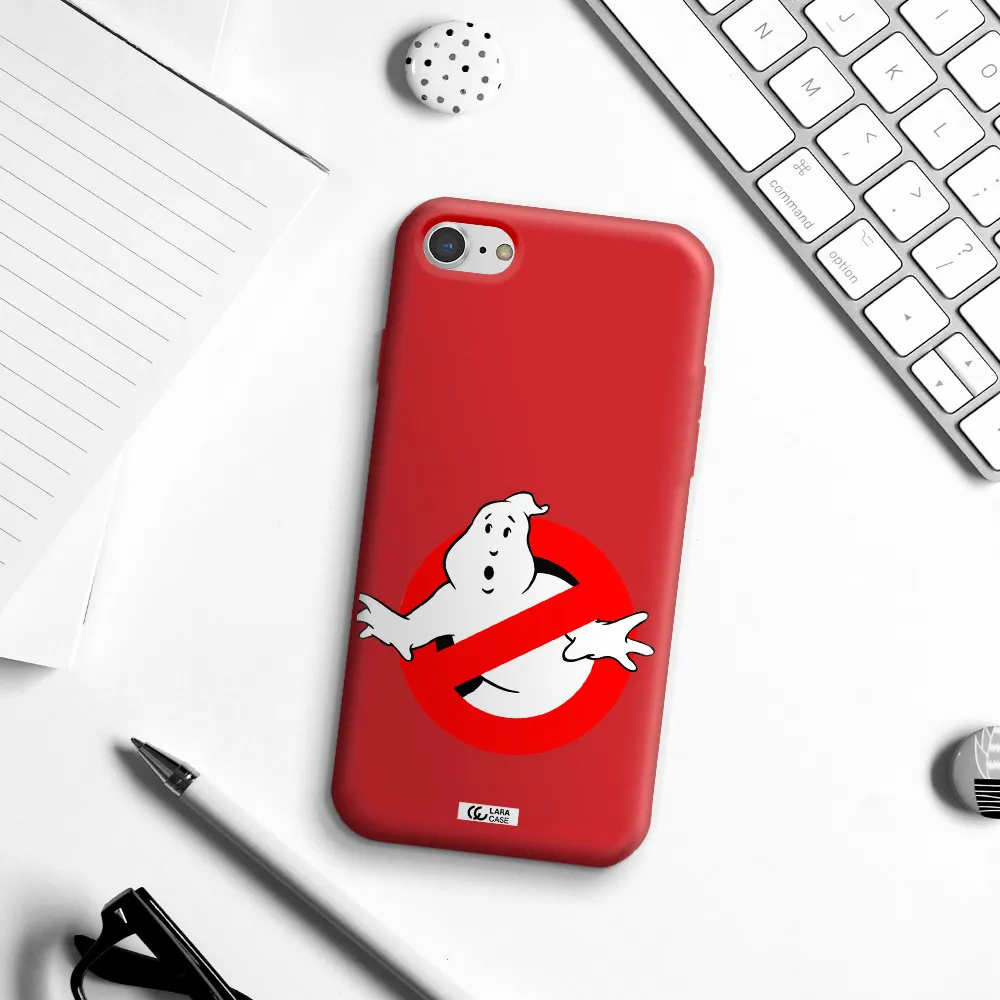 Entry Of Ghosts Is Prohibited Apple iPhone 7 Silicone Imperial Red Case