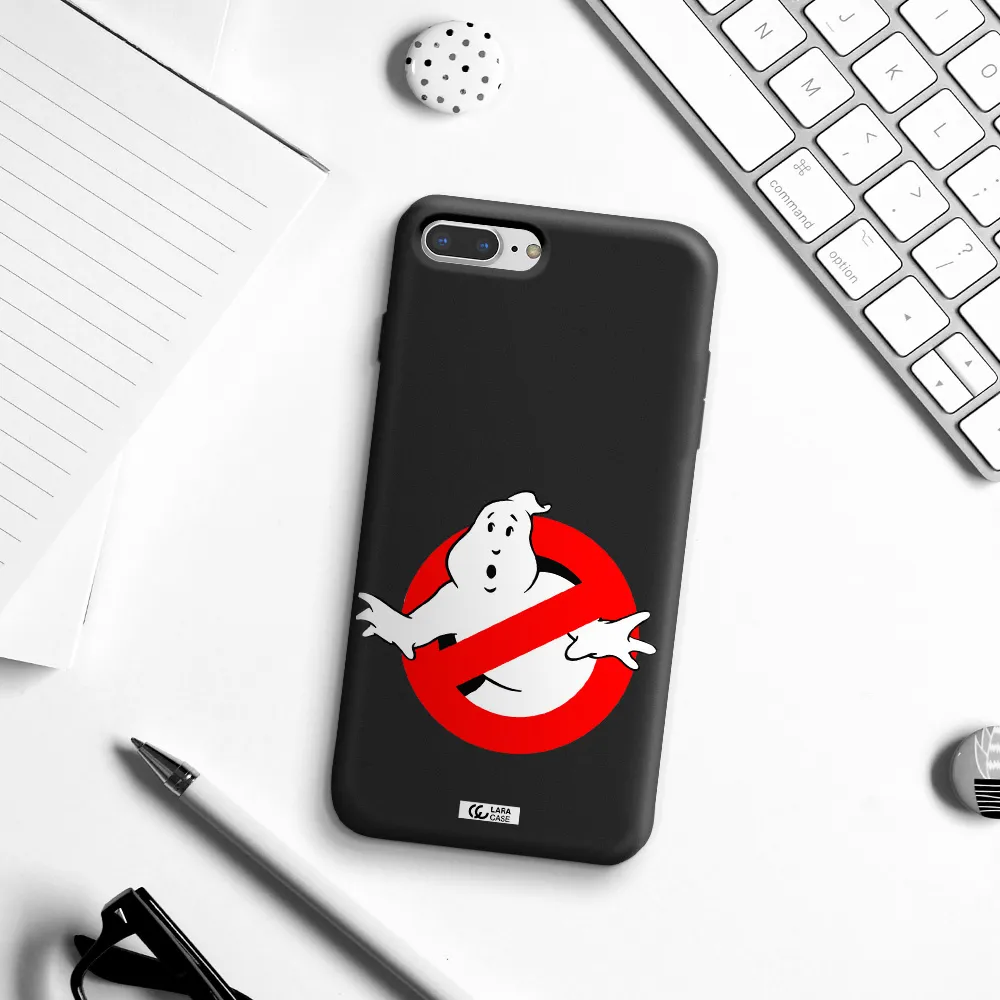 Entry Of Ghosts Is Prohibited Apple iPhone 8 plus Silicone black Case