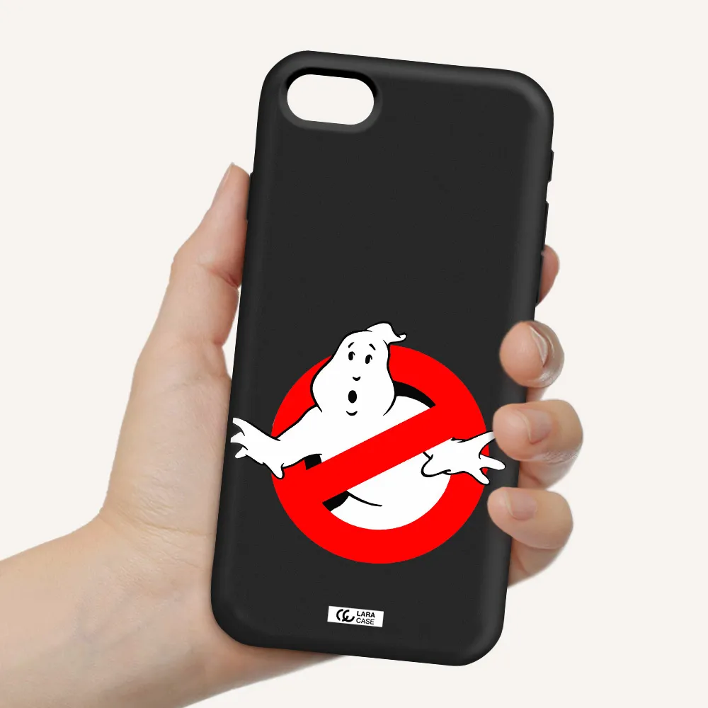 Entry Of Ghosts Is Prohibited Apple iPhone se 2020 Silicone black Case