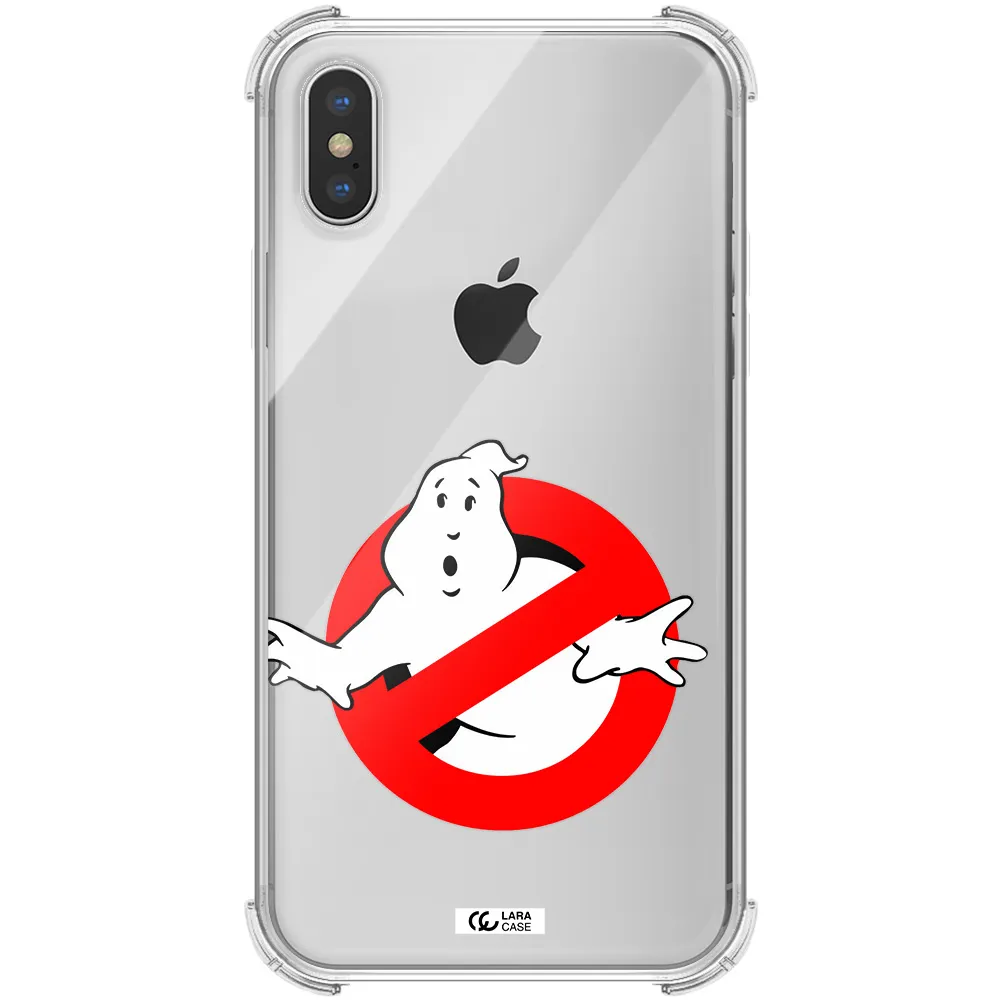Entry Of Ghosts Is Prohibited Apple iPhone X Clear PC Case