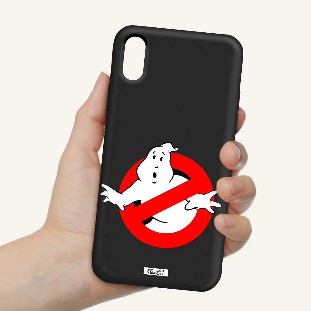 Entry Of Ghosts Is Prohibited Apple iPhone X Silicone black Case