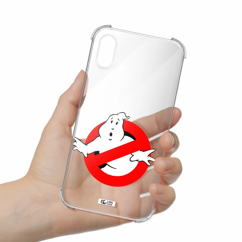 Entry Of Ghosts Is Prohibited Apple iPhone XS Clear PC Case