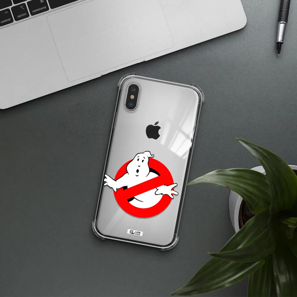 Entry Of Ghosts Is Prohibited Apple iPhone XS Clear PC Case
