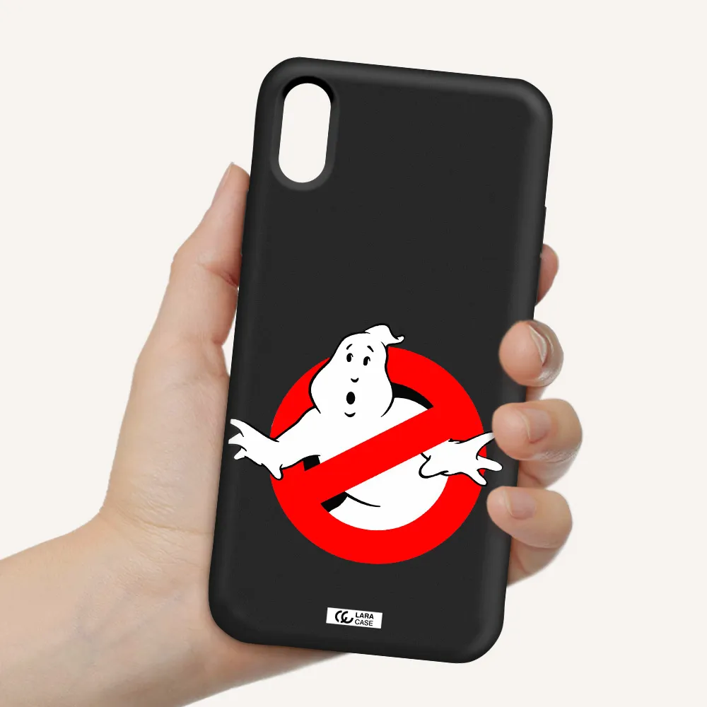 Entry Of Ghosts Is Prohibited Apple iPhone XS Silicone black Case