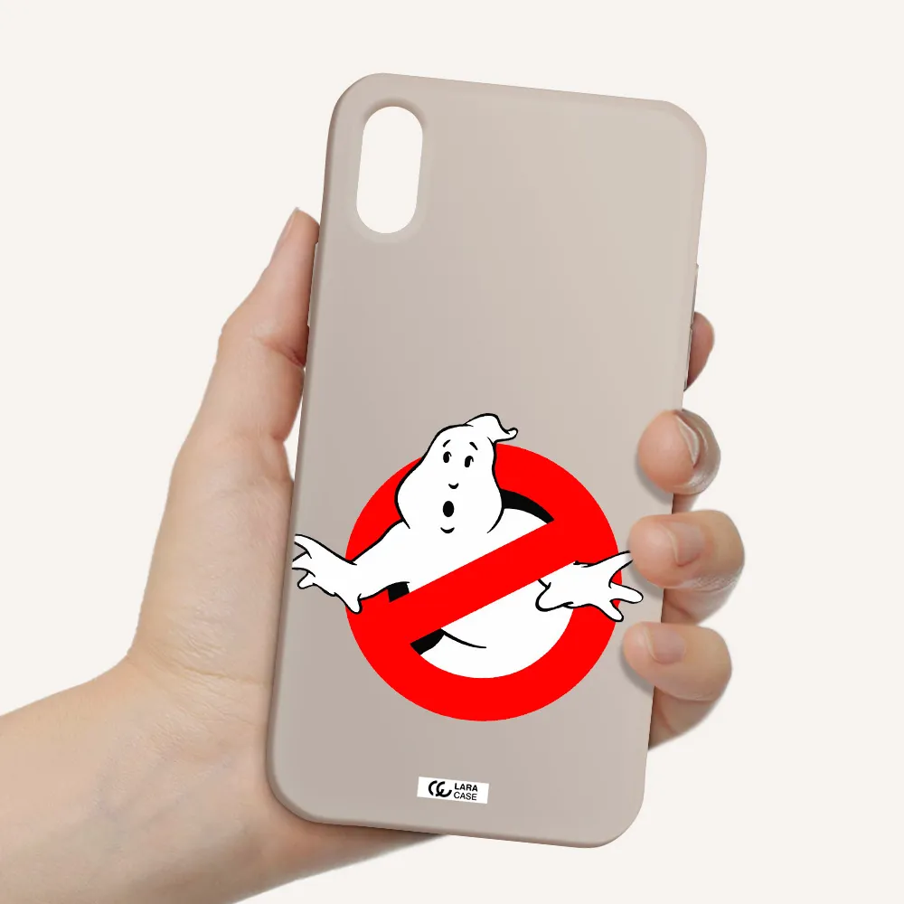 Entry Of Ghosts Is Prohibited Apple iPhone XS Silicone Stone Case