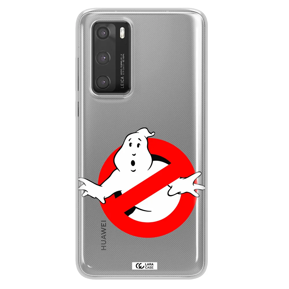 Entry Of Ghosts Is Prohibited Huawei P40 Clear TPU Case