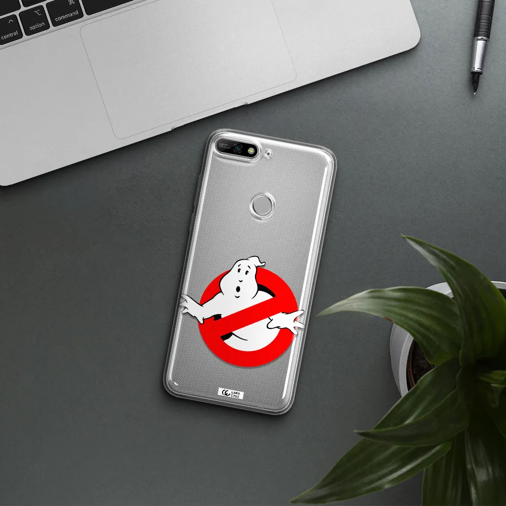 Entry Of Ghosts Is Prohibited Huawei Y7 2018 Clear TPU Case