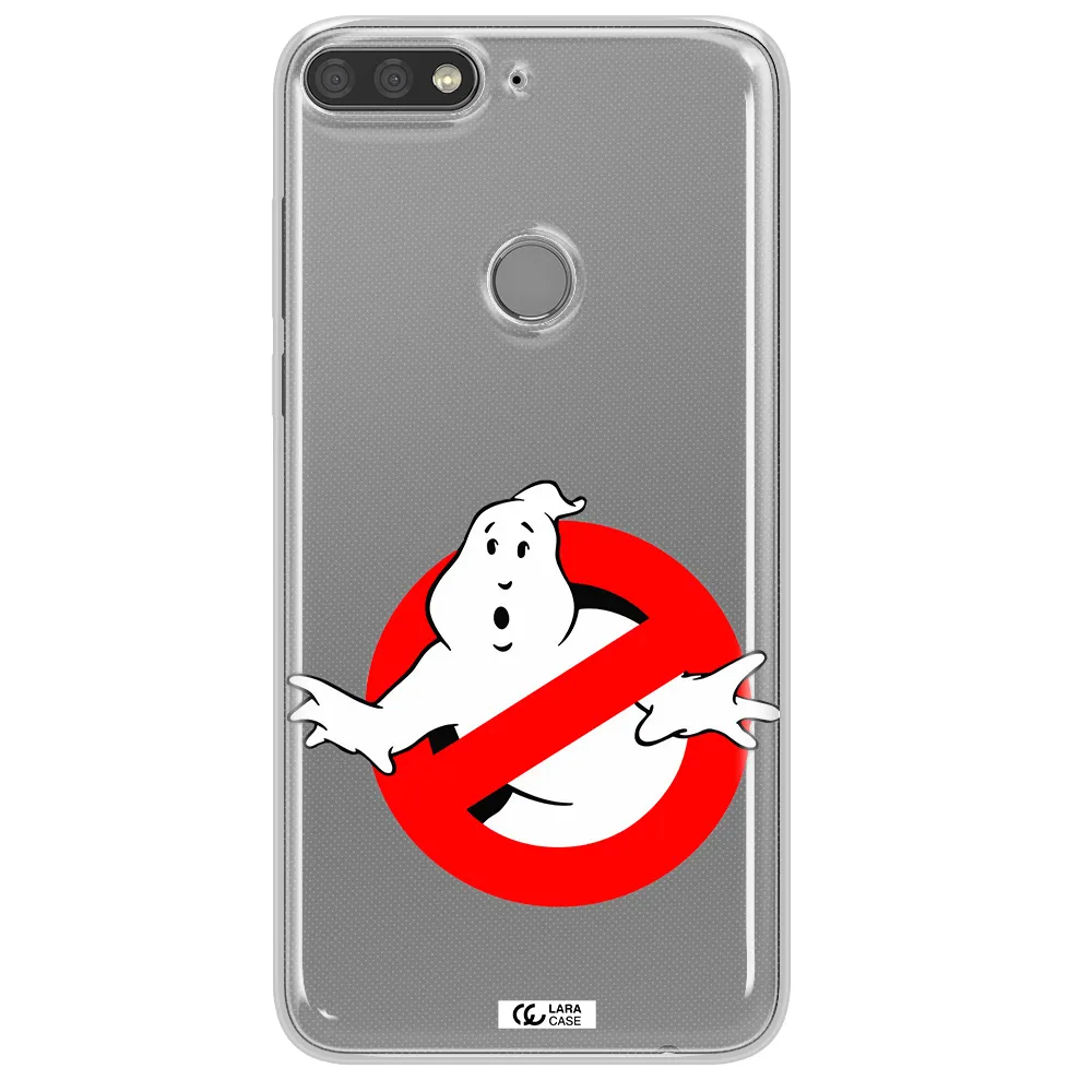 Entry Of Ghosts Is Prohibited Huawei Y7 Prime 2018 Clear TPU Case