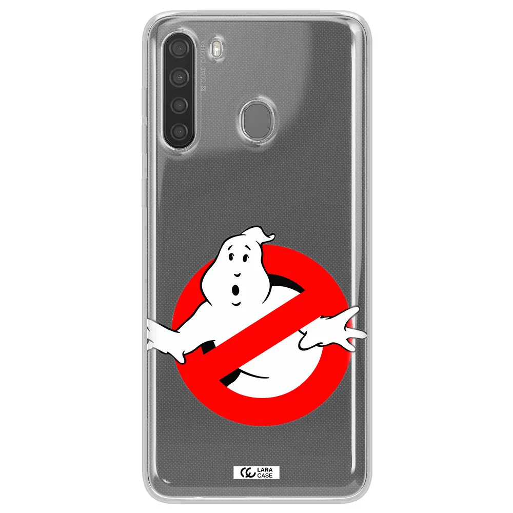 Entry Of Ghosts Is Prohibited Samsung A21 Clear TPU Case