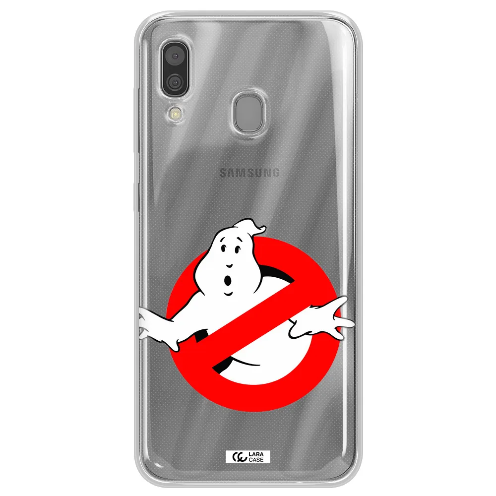 Entry Of Ghosts Is Prohibited Samsung A30 Clear TPU Case