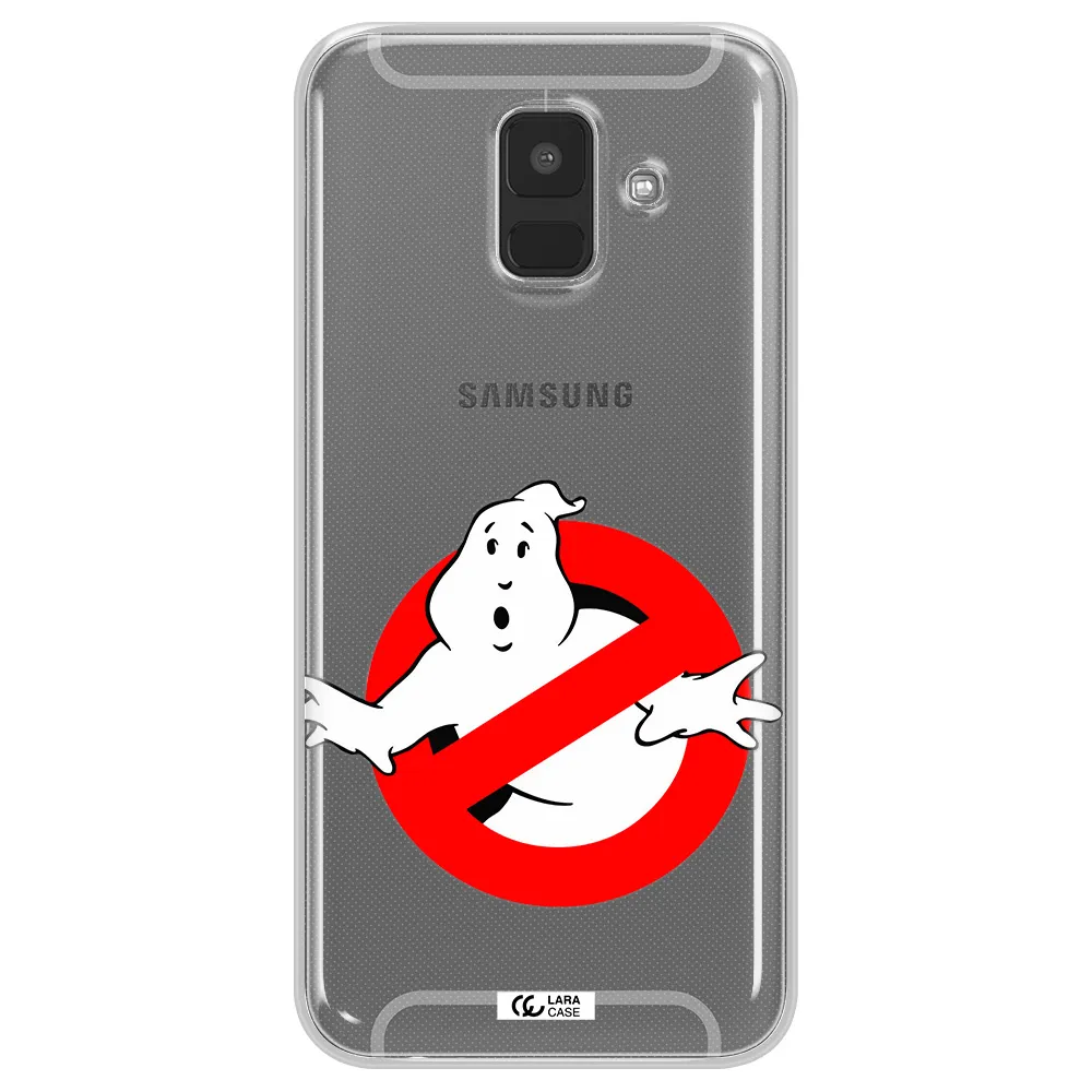 Entry Of Ghosts Is Prohibited Samsung A6 Clear TPU Case