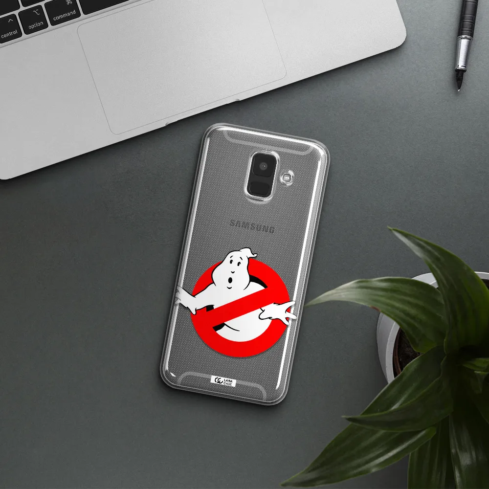 Entry Of Ghosts Is Prohibited Samsung A6 Clear TPU Case