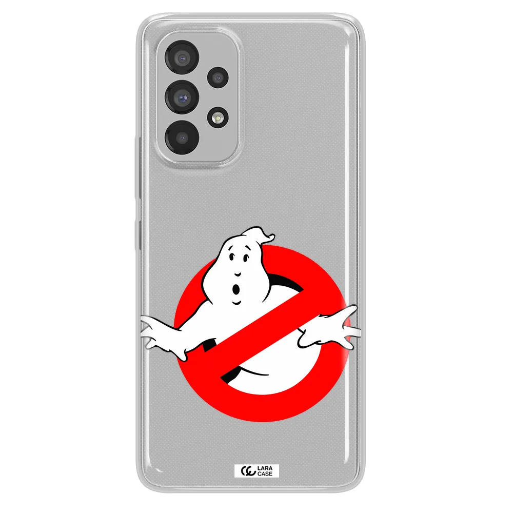 Entry Of Ghosts Is Prohibited Samsung A73 Clear TPU Case
