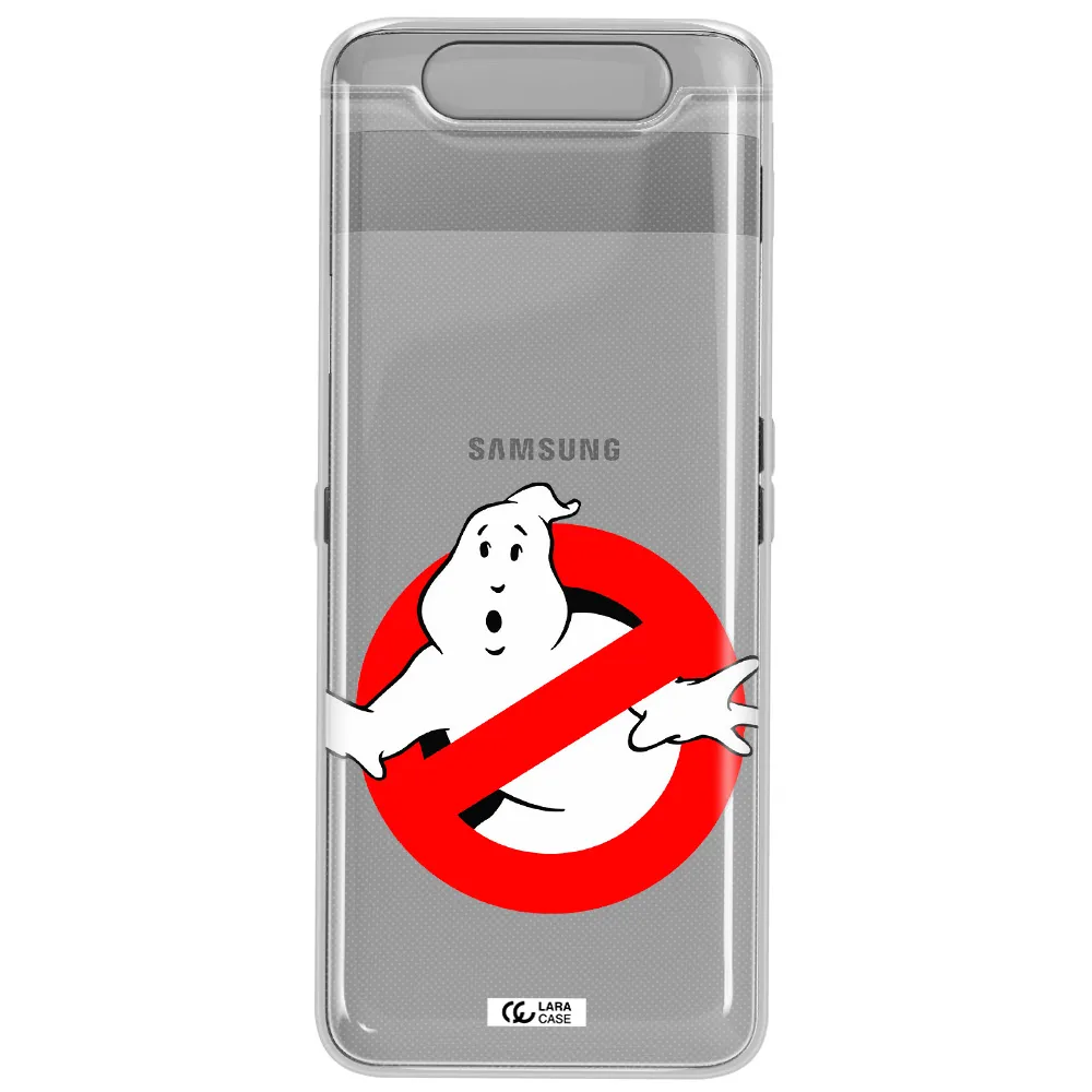 Entry Of Ghosts Is Prohibited Samsung A80 Clear TPU Case