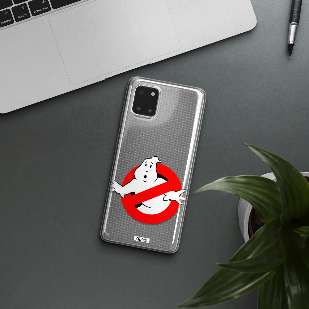 Entry Of Ghosts Is Prohibited Samsung A81 Clear TPU Case