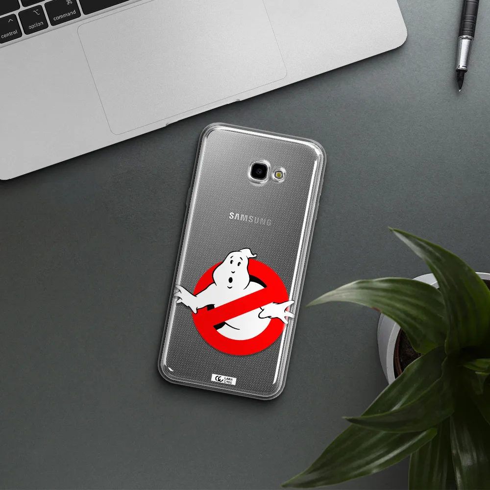 Entry Of Ghosts Is Prohibited Samsung J4 Plus Clear TPU Case