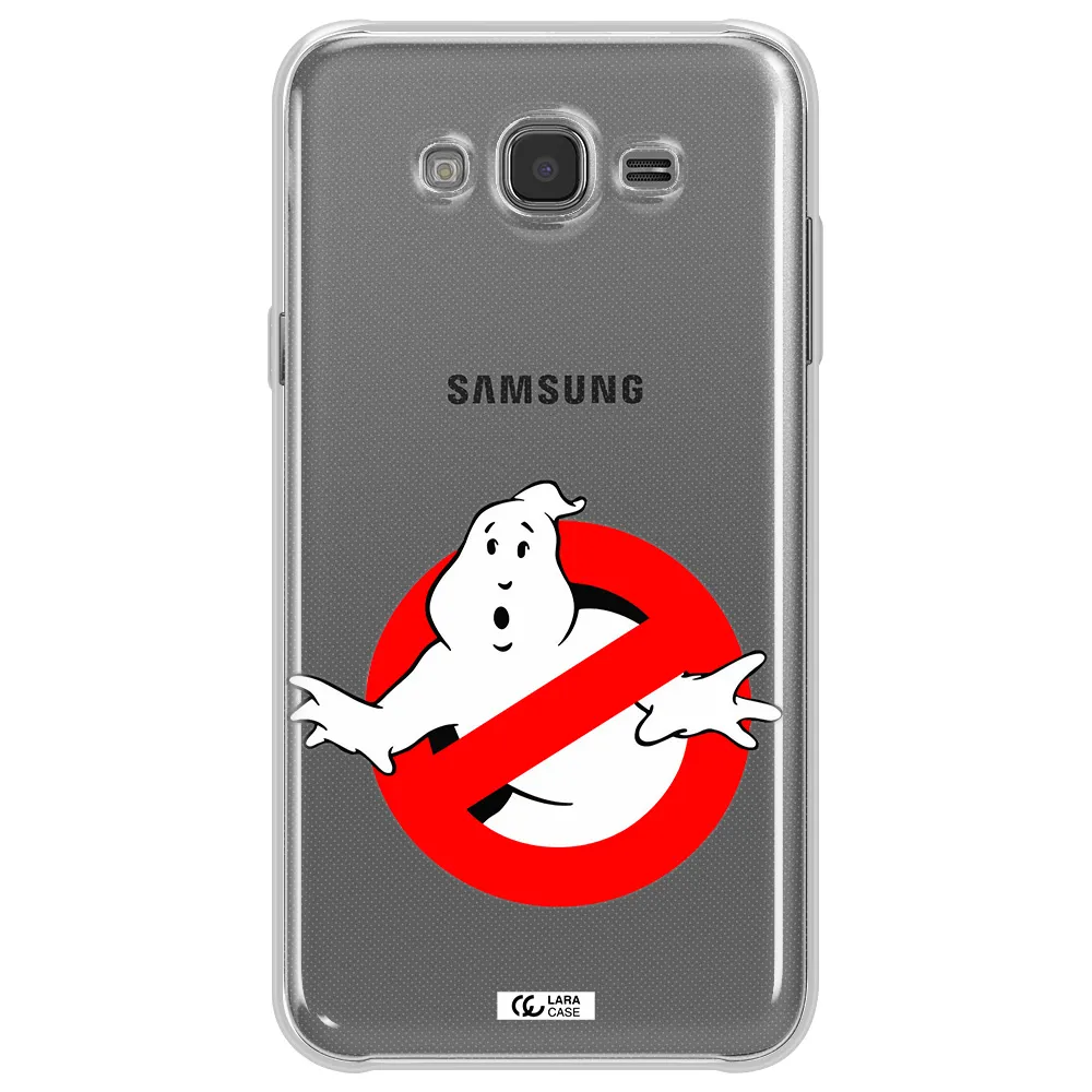 Entry Of Ghosts Is Prohibited Samsung J7 Core Clear TPU Case