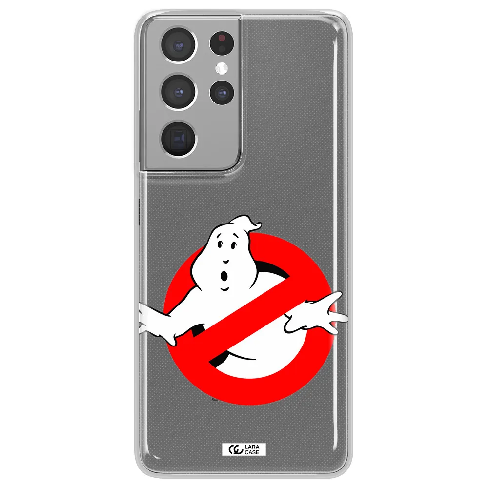 Entry Of Ghosts Is Prohibited Samsung S21 Ultra Clear TPU Case