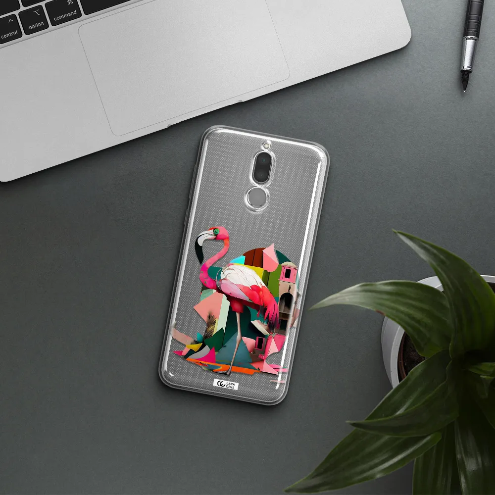 Flamingo Collage Huawei Mate 10 Lite Clear TPU Case