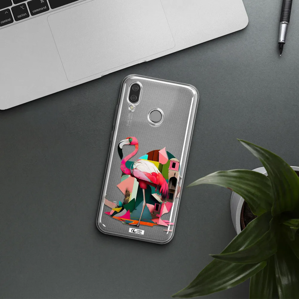 Flamingo Collage Huawei P20 Lite Clear TPU Case