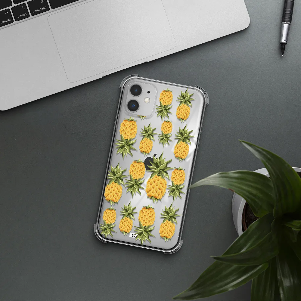 Pineapples Apple iPhone 11 Clear PC Case