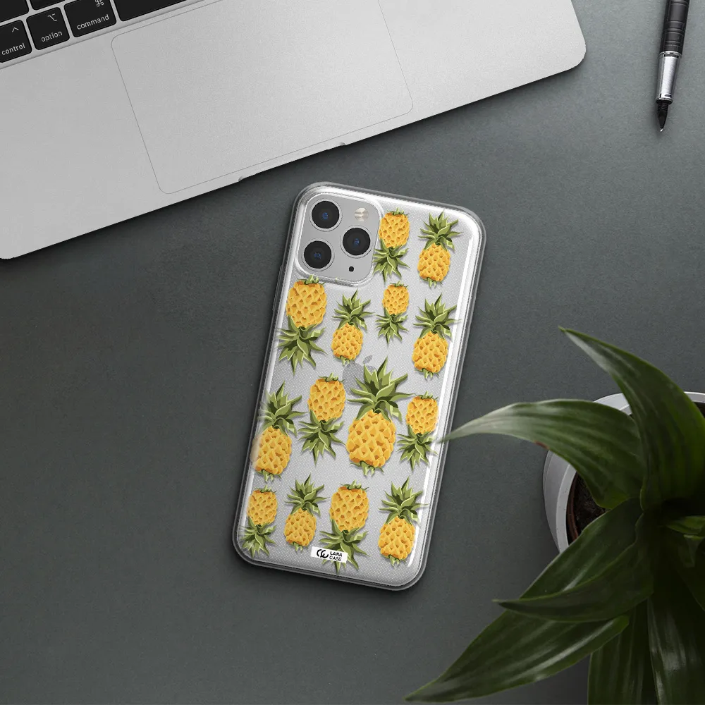 Pineapples Apple iPhone 11 pro max Clear TPU Case