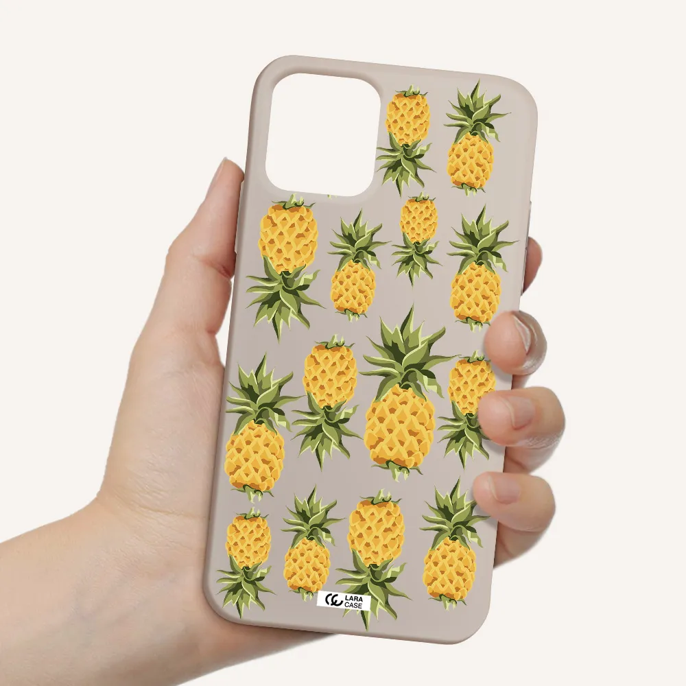 Pineapples Apple iPhone 11 pro max Silicone Stone Case