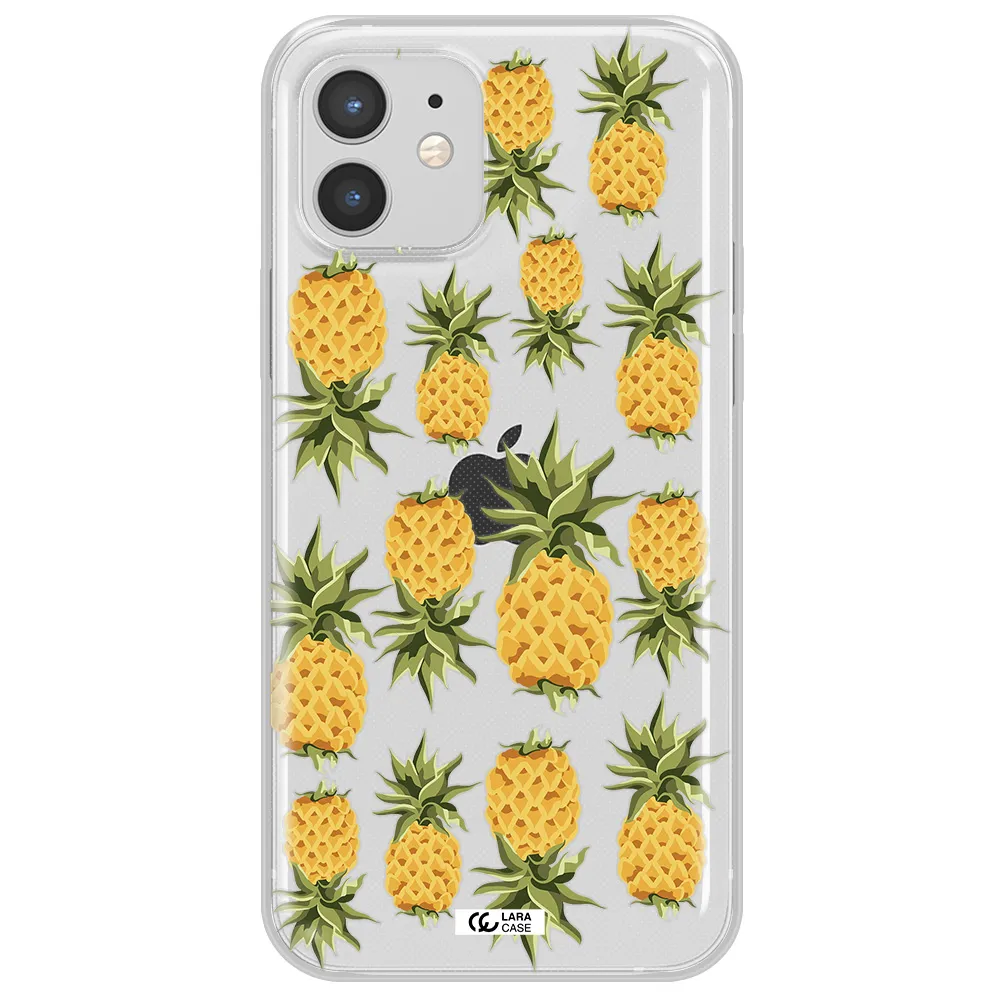 Pineapples Apple iPhone 12 mini Clear TPU Case