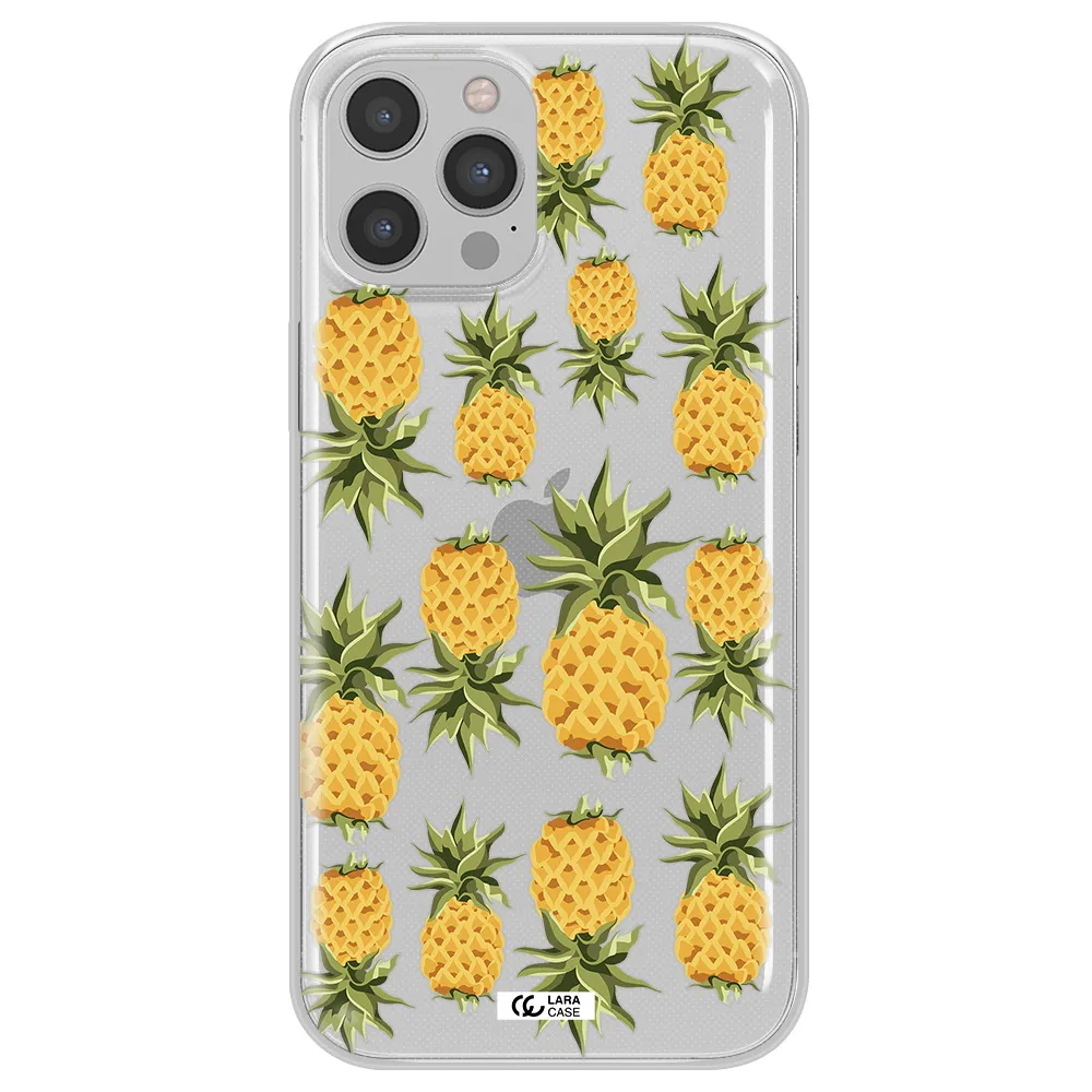 Pineapples Apple iPhone 12 pro Clear TPU Case