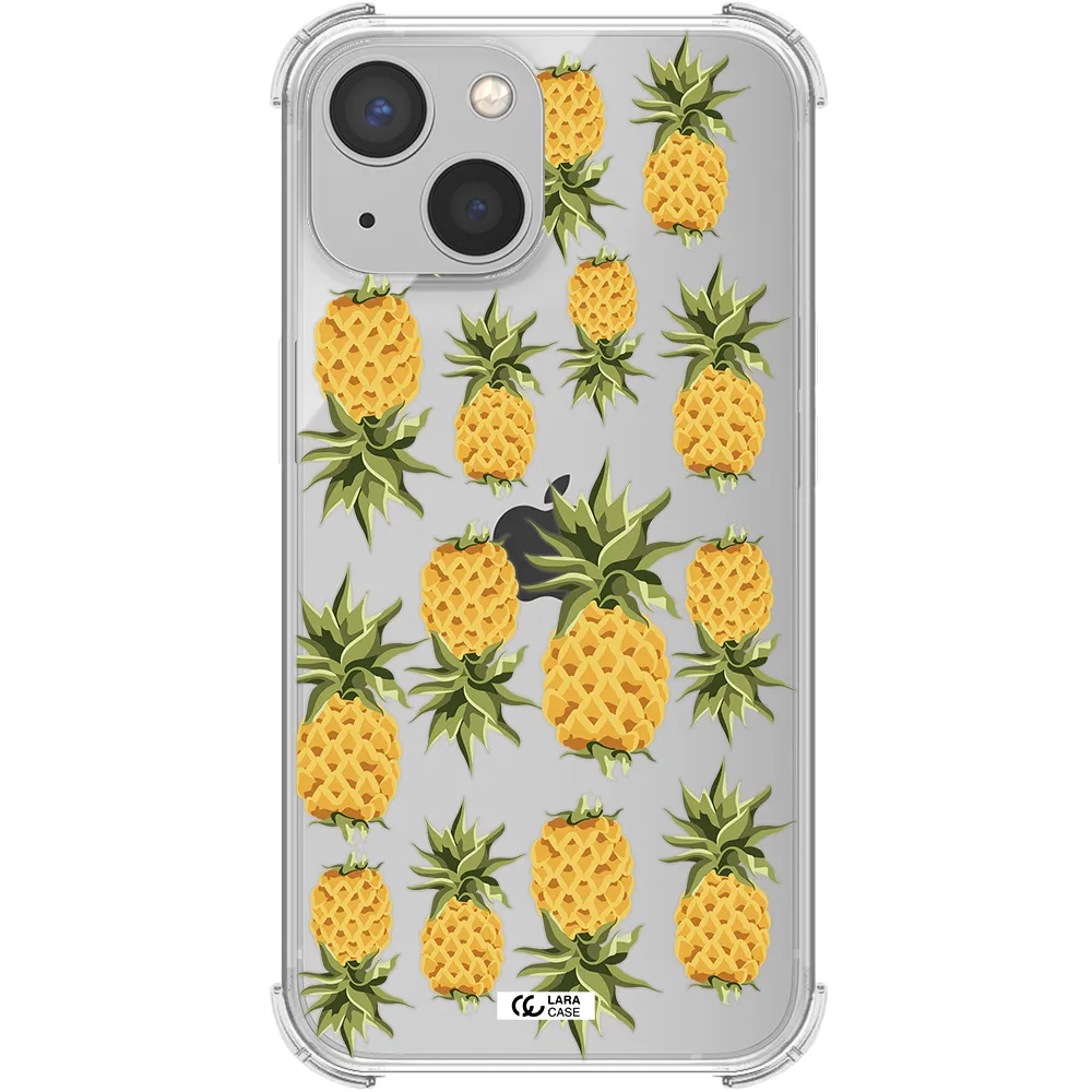 Pineapples Apple iPhone 13 Clear PC Case