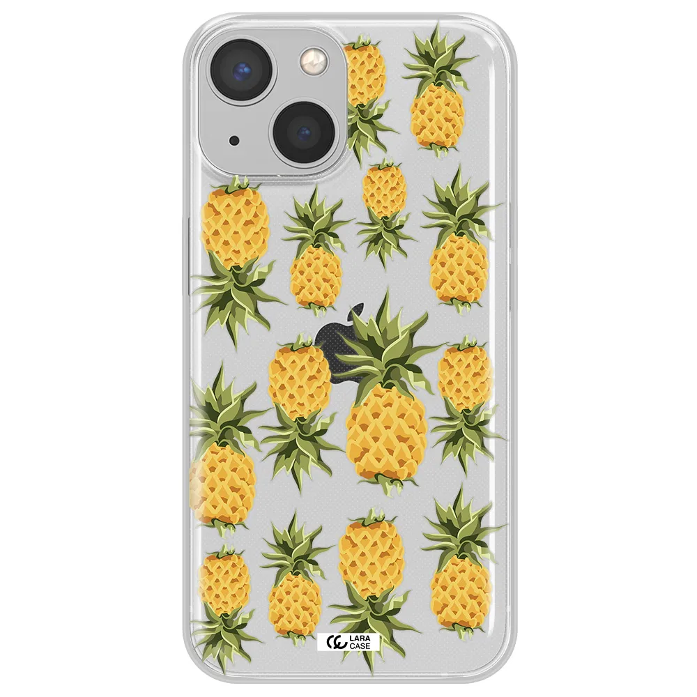 Pineapples Apple iPhone 13 mini Clear TPU Case