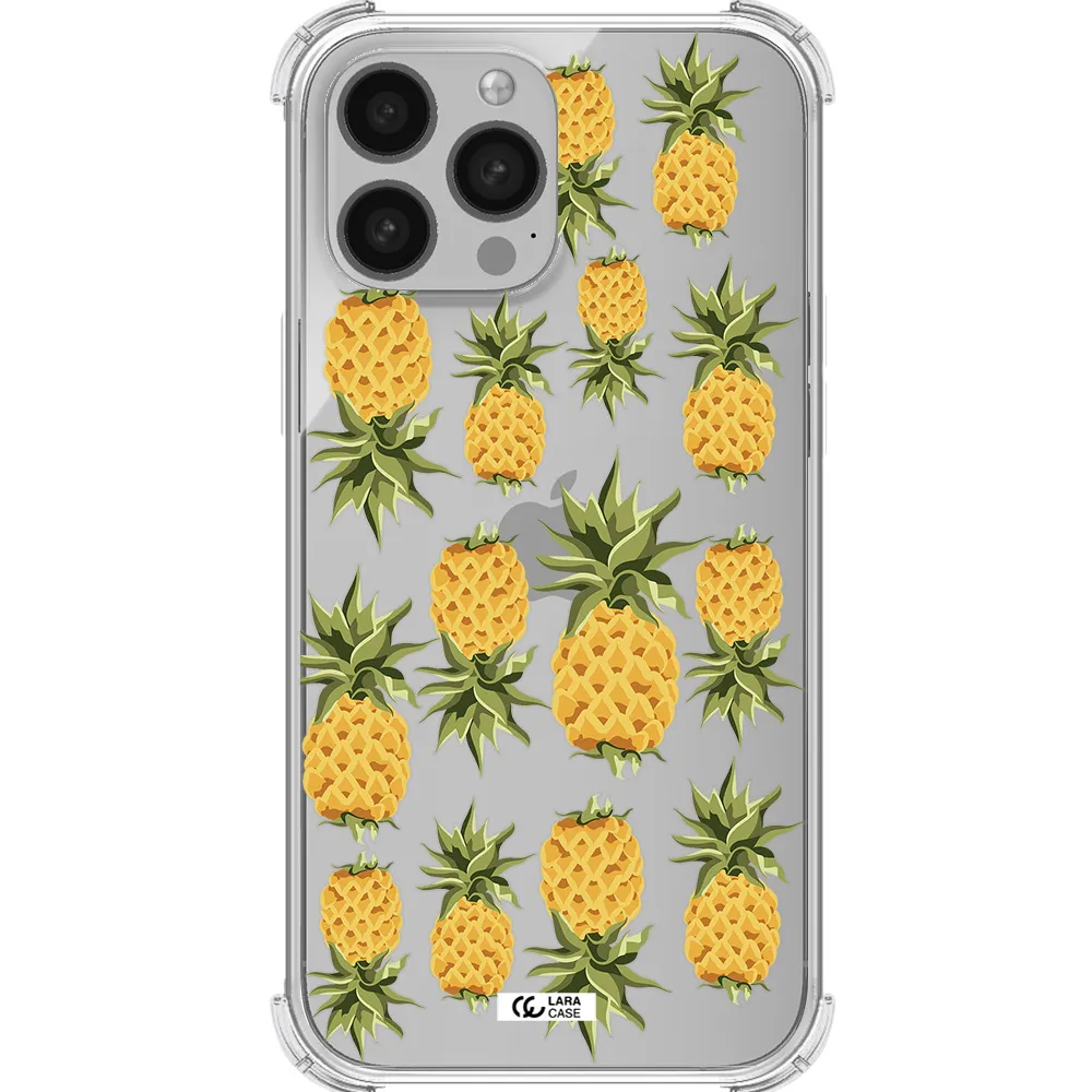Pineapples Apple iPhone 13 Pro Clear PC Case