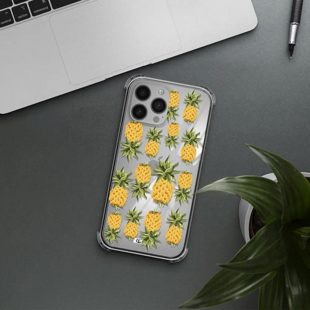 Pineapples Apple iPhone 13 Pro Clear PC Case