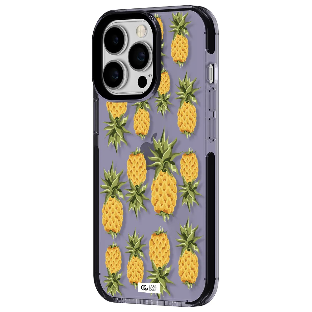 Pineapples Apple iPhone 13 Pro impact Lilac Case