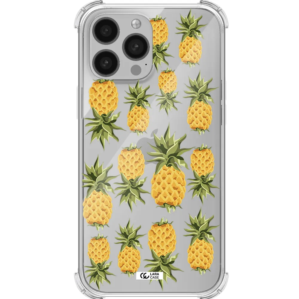 Pineapples Apple iPhone 13 Pro Max Clear PC Case
