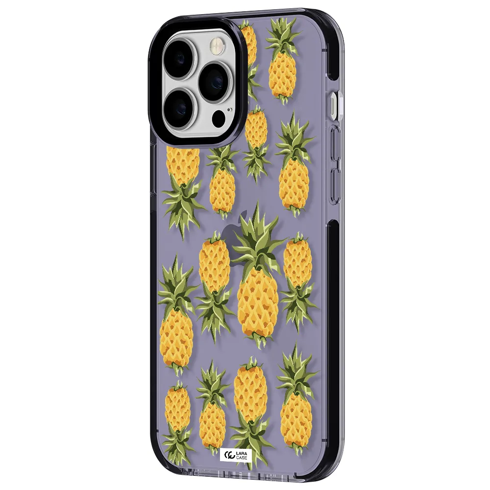 Pineapples Apple iPhone 13 Pro Max impact Lilac Case