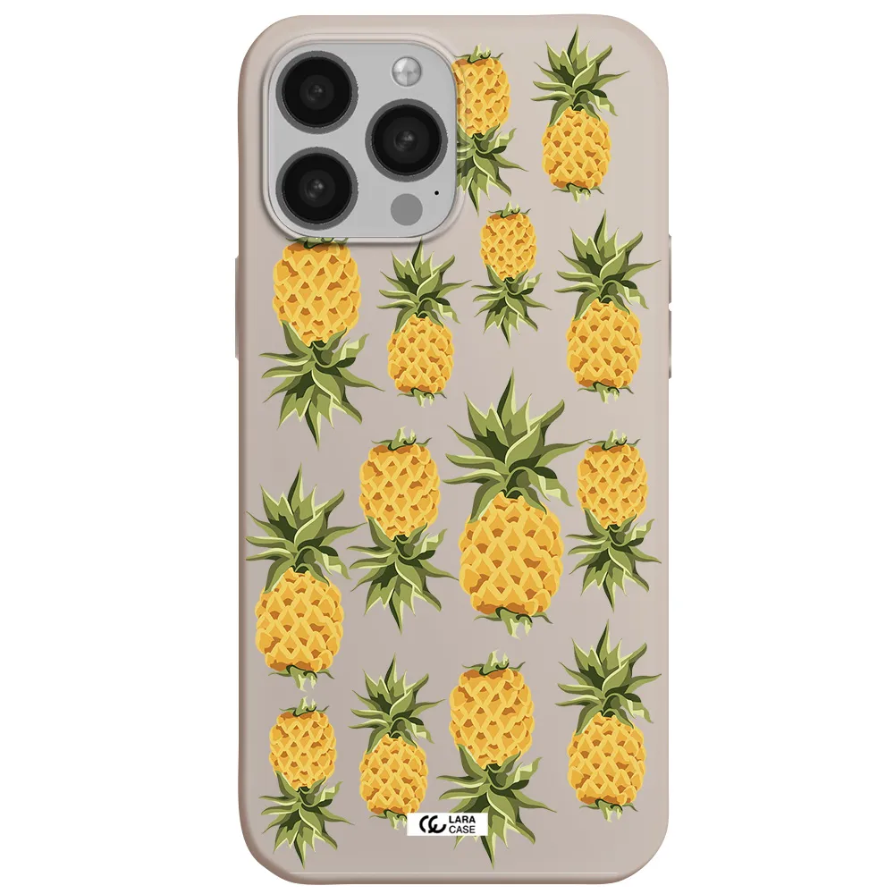 Pineapples Apple iPhone 13 Pro Max Silicone Stone Case