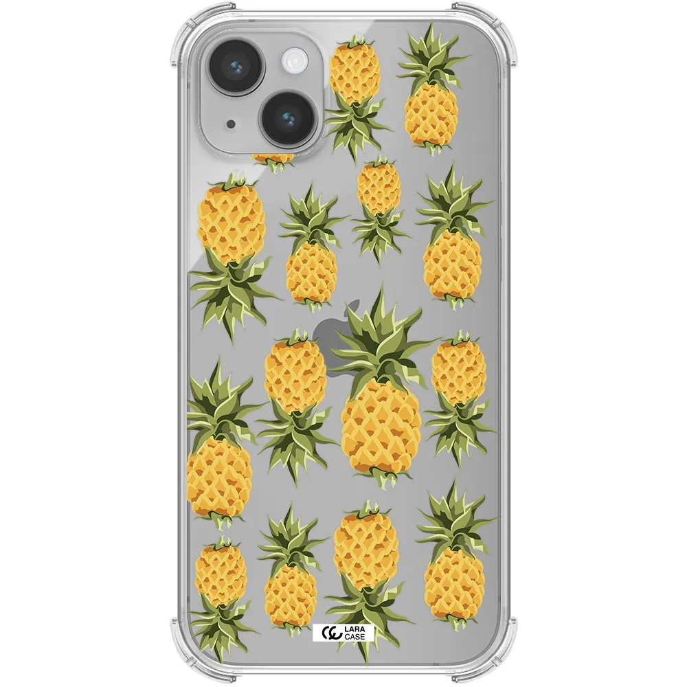 Pineapples Apple iPhone 14 Clear PC Case
